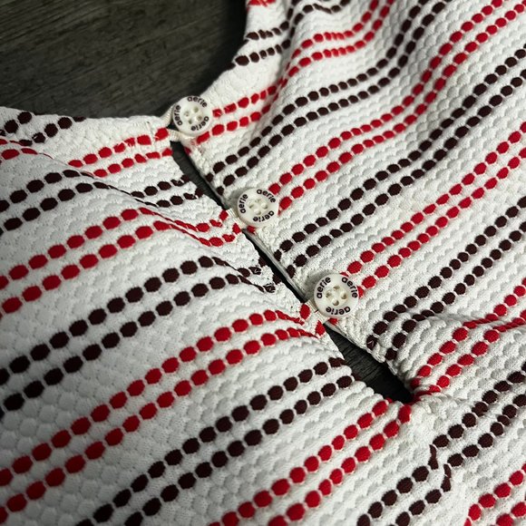 Aerie Buttoned One Piece Swimsuit - Cream and Black - Picture 4 of 6